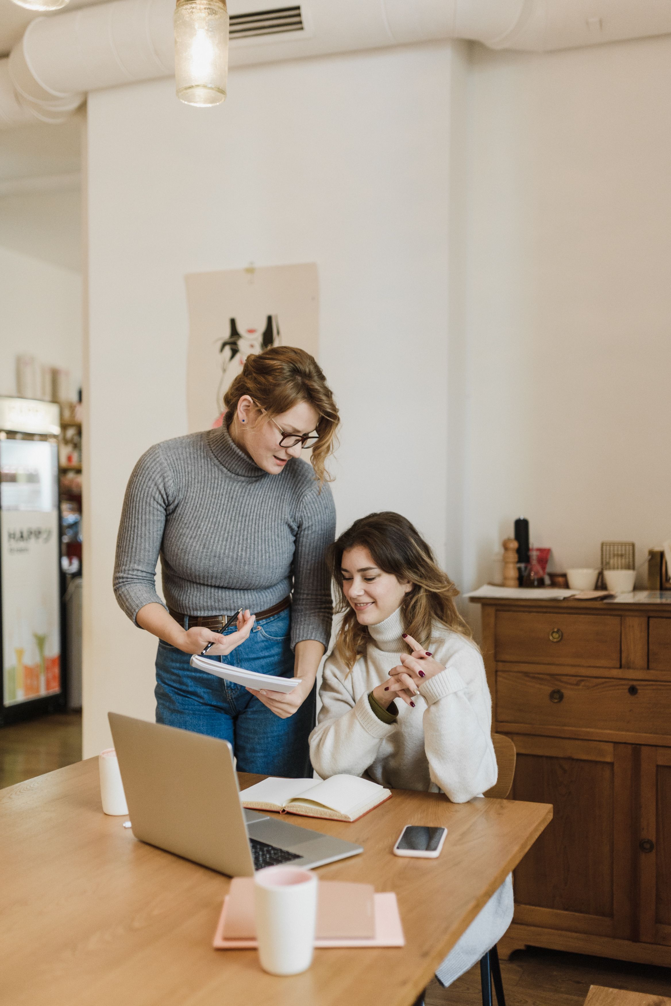 Professional women in office